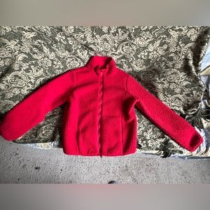 Red Zip Up Fleece